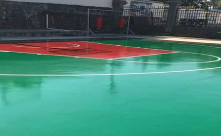 惠州篮球场翻新地面